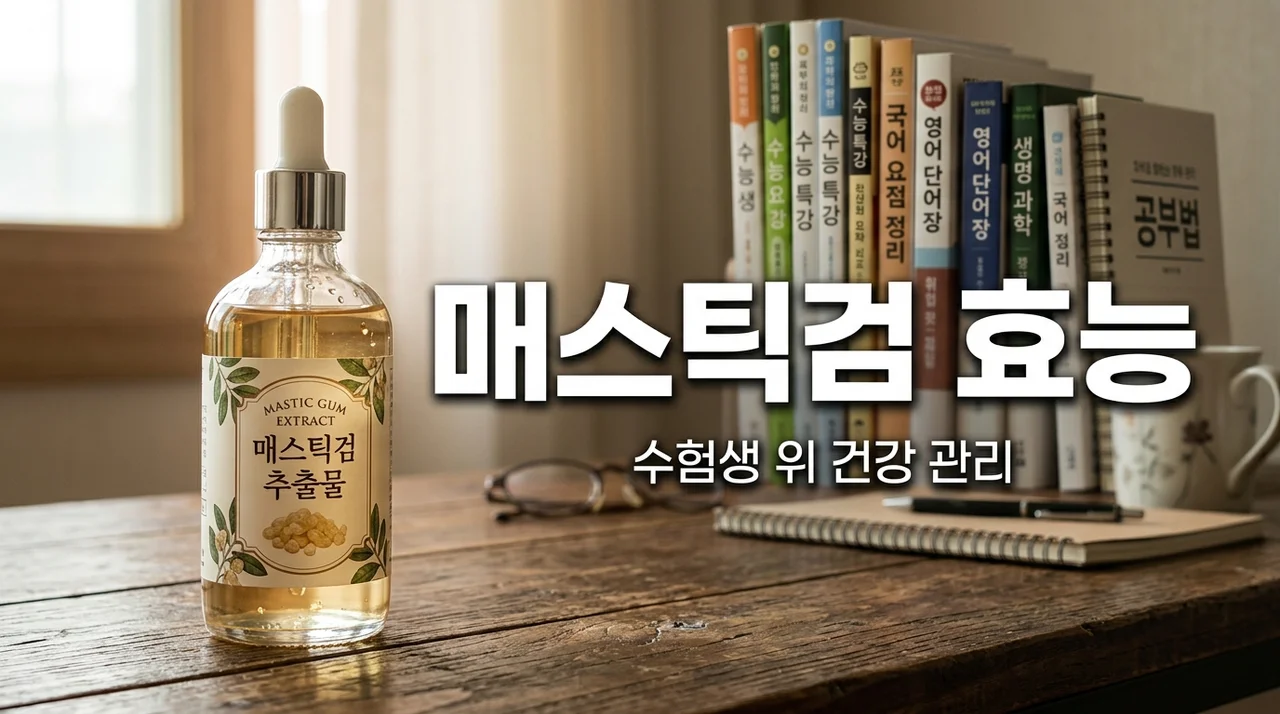 수험생 위 건강을 위한 매스틱검 효능과 부작용 완벽 정리