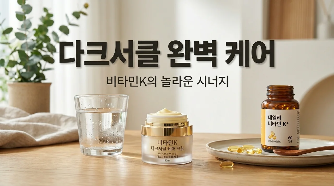 다크서클 지우개 비타민K 크림과 영양제 병행으로 효과 높이기