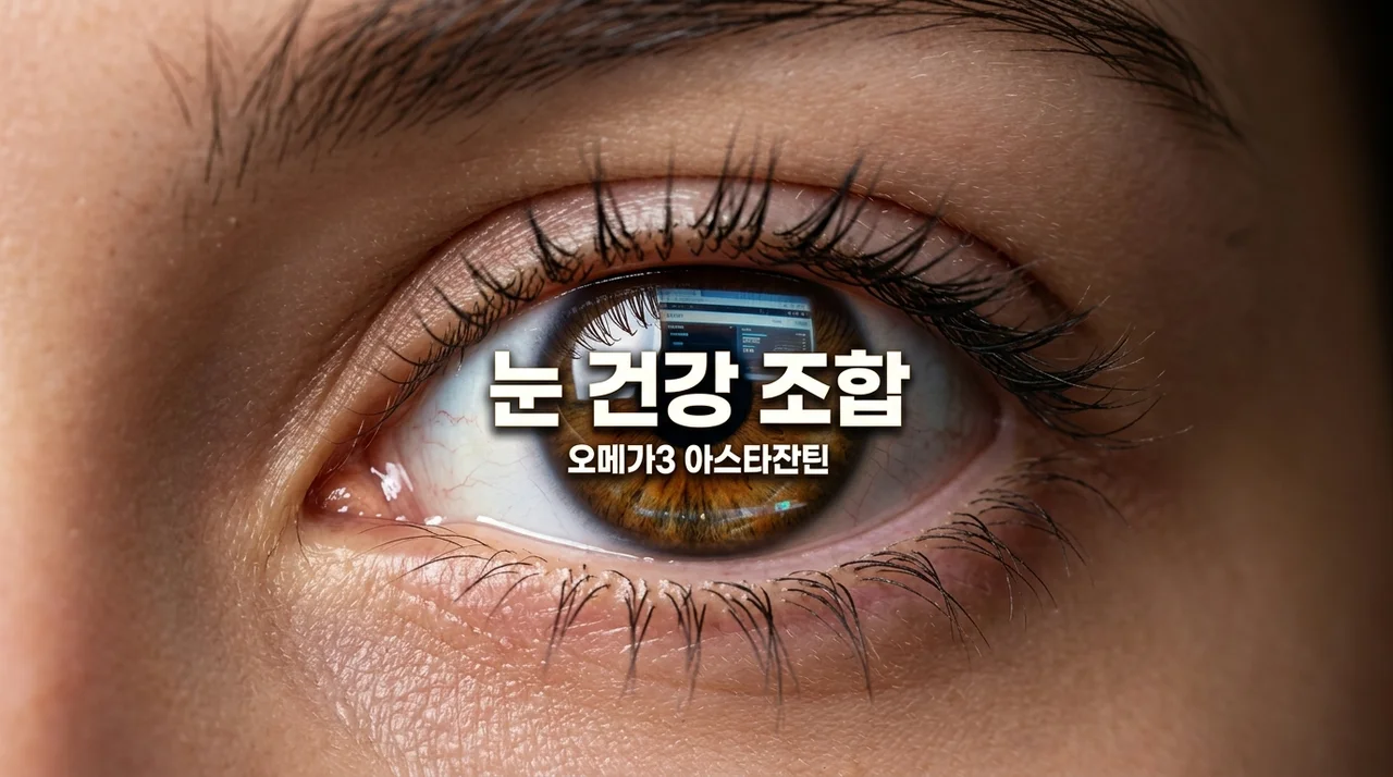 직장인 안구건조증, 오메가3와 아스타잔틴 조합이 정답인 이유