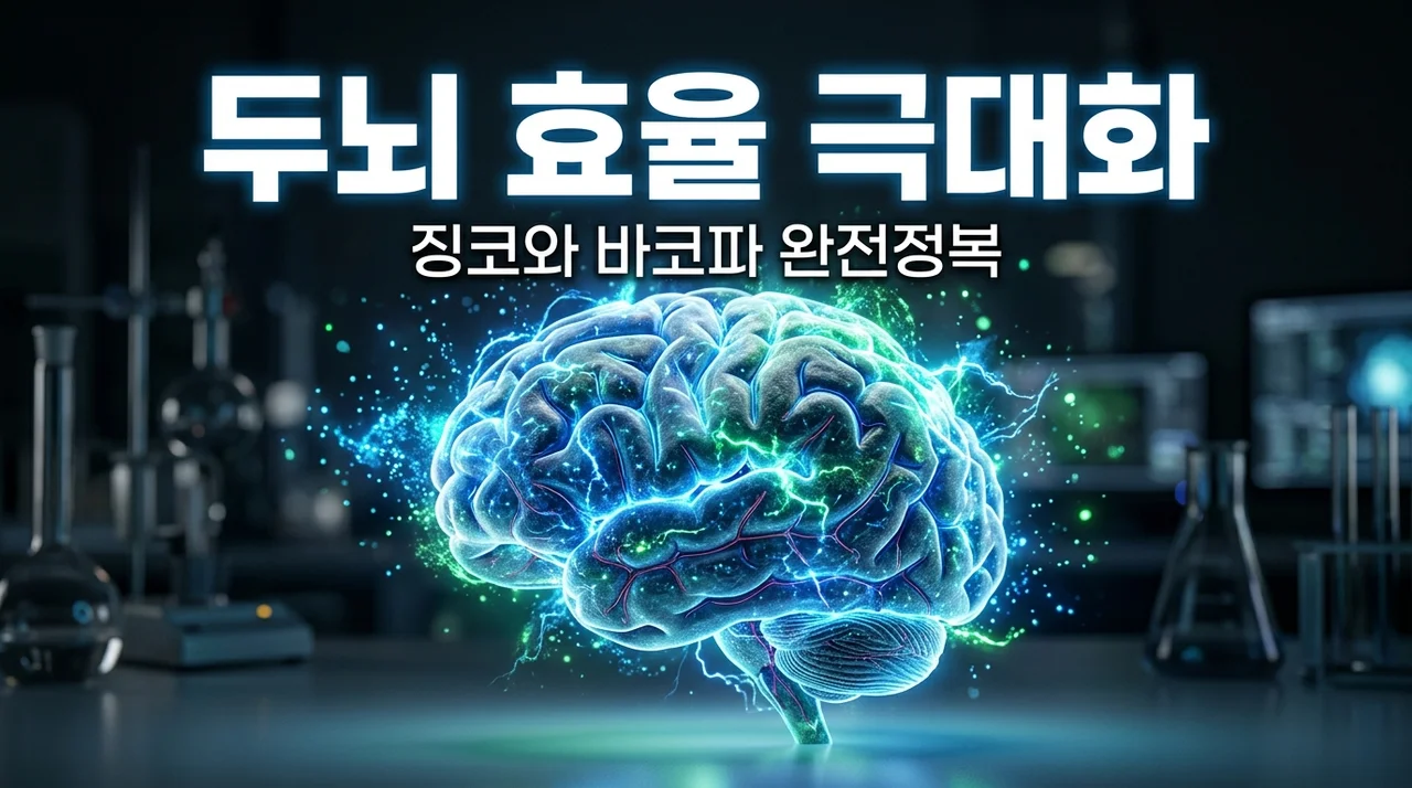2026년형 자기계발 영양제 징코와 바코파 두뇌 풀가동법