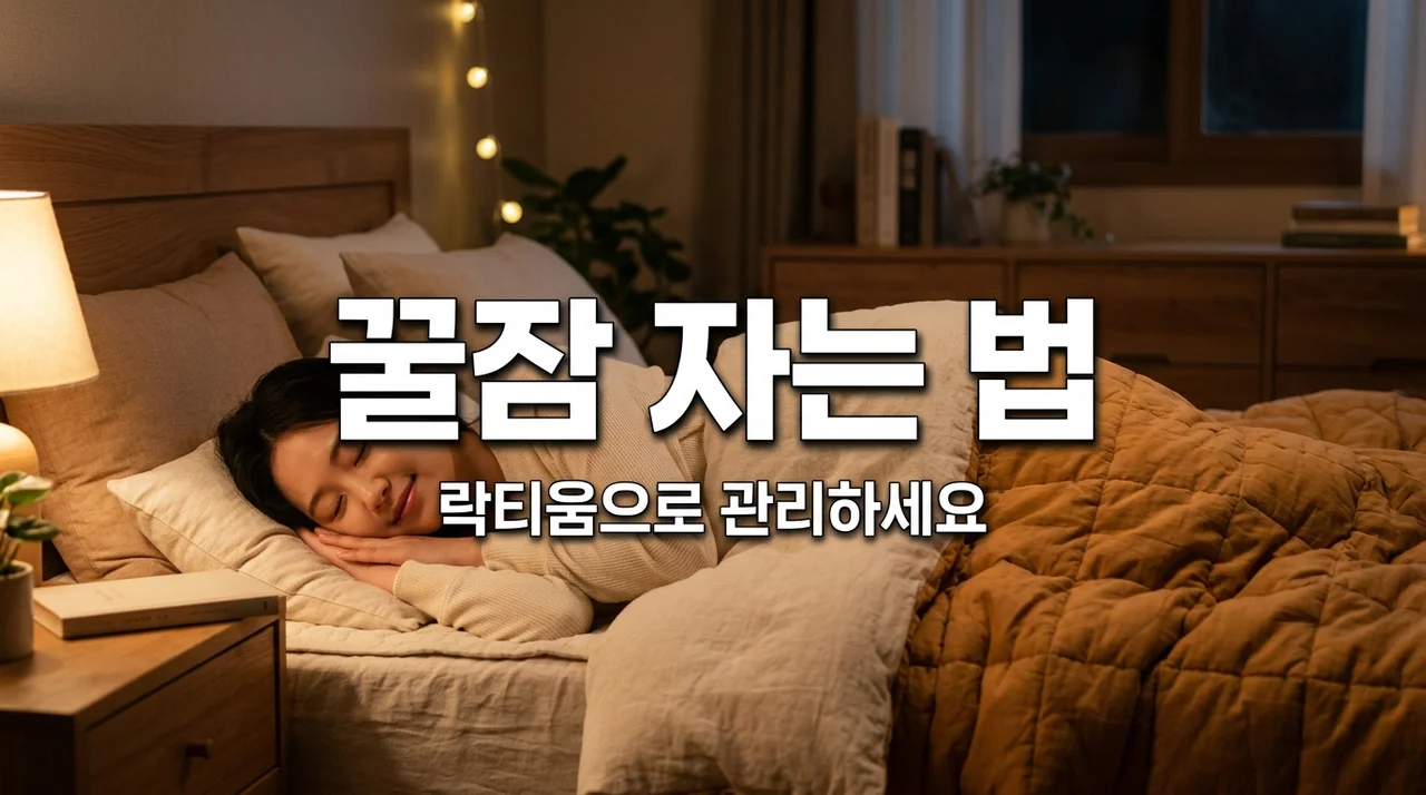 불면증 직장인을 위한 락티움 우유 단백질 꿀잠 솔루션