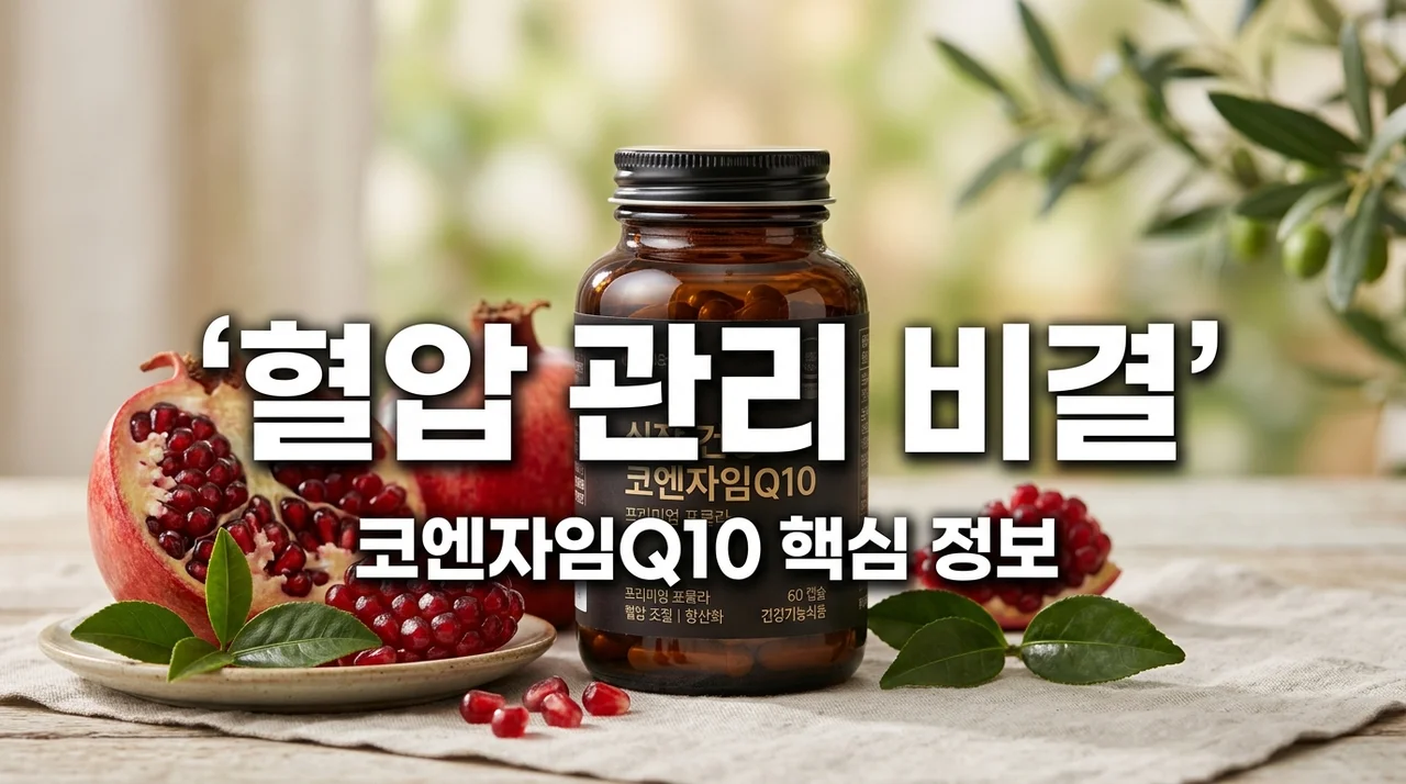 혈압 높은 청년 주목! 코엔자임Q10 항산화와 혈압 조절 효과