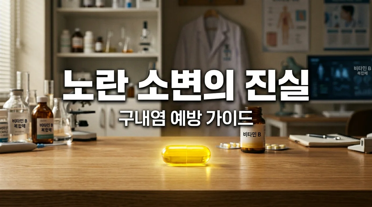 직장인 구내염 예방 비타민B2 리보플라빈, 노란 소변의 진실