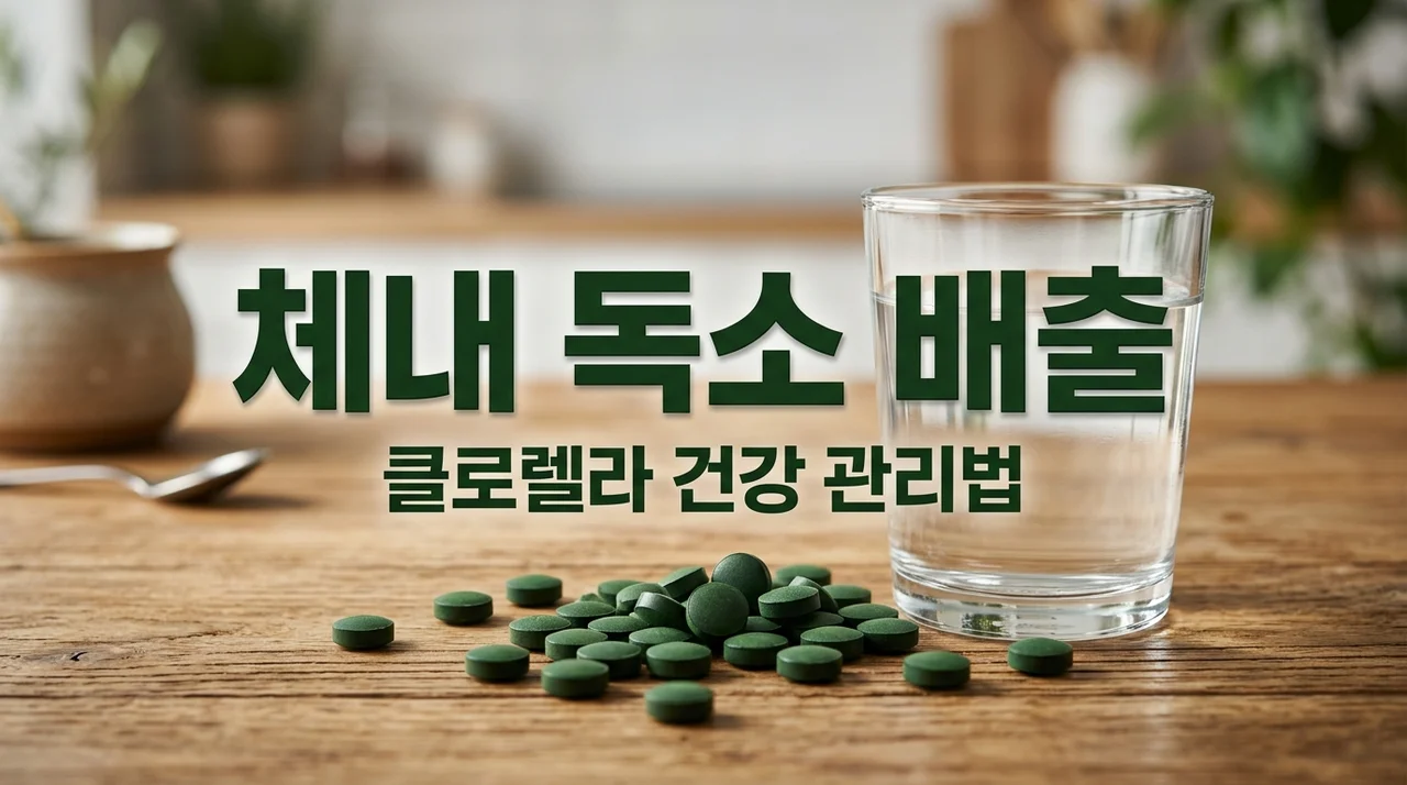 클로렐라 효능, 미세먼지 독소 배출 돕는 필수 영양제 활용법