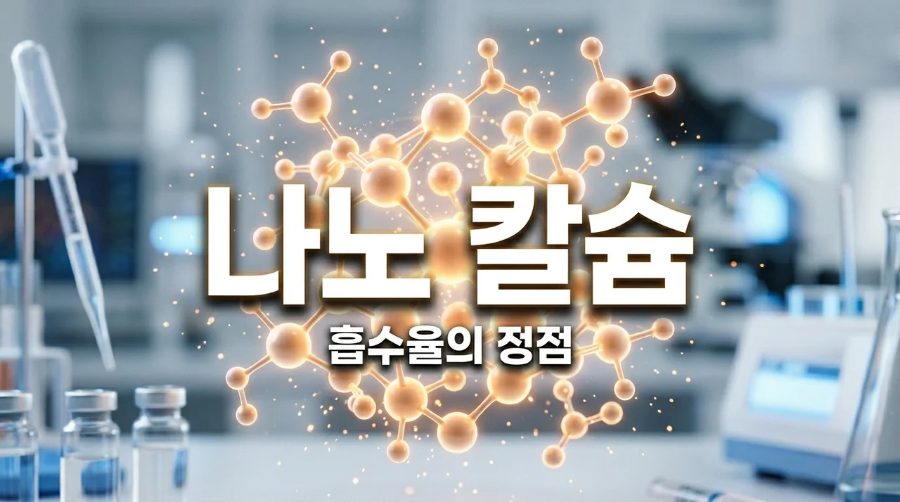 2026년 관절 영양제 대세 '나노 칼슘' 흡수율 차이가 성패 가른다