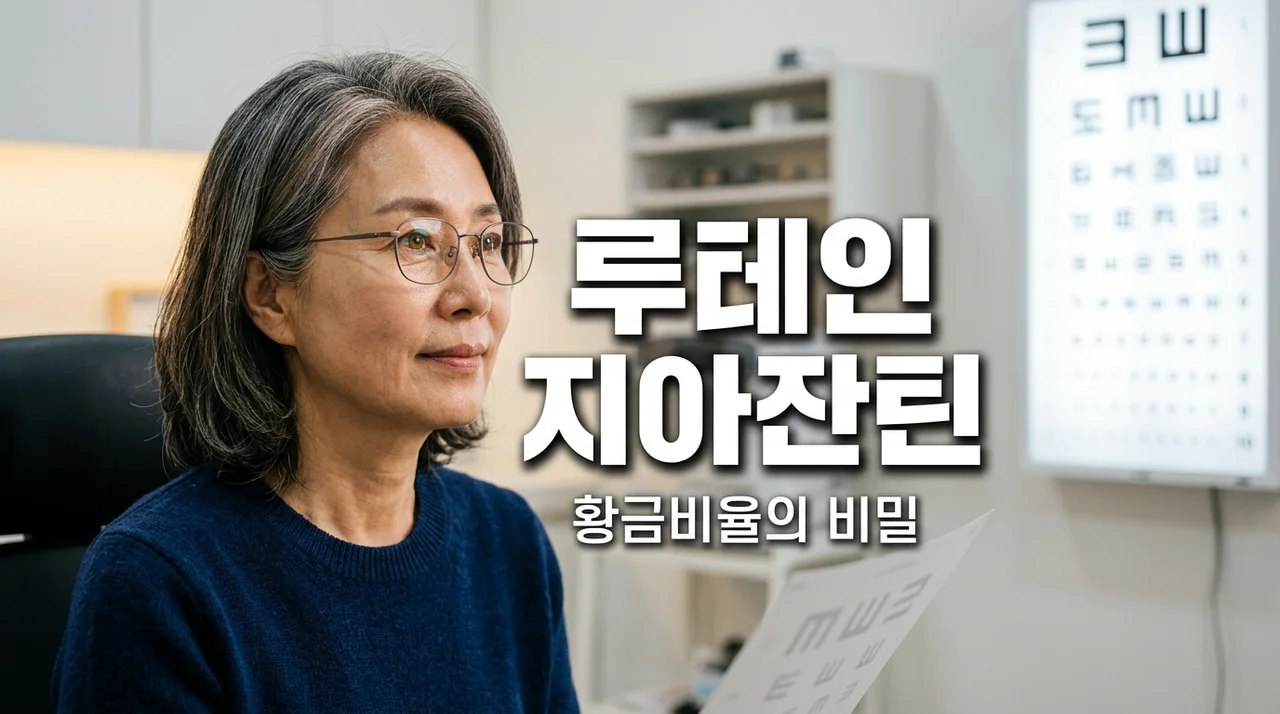 노안 예방 '루테인' 50대 이후엔 지아잔틴 비율이 중요한 이유