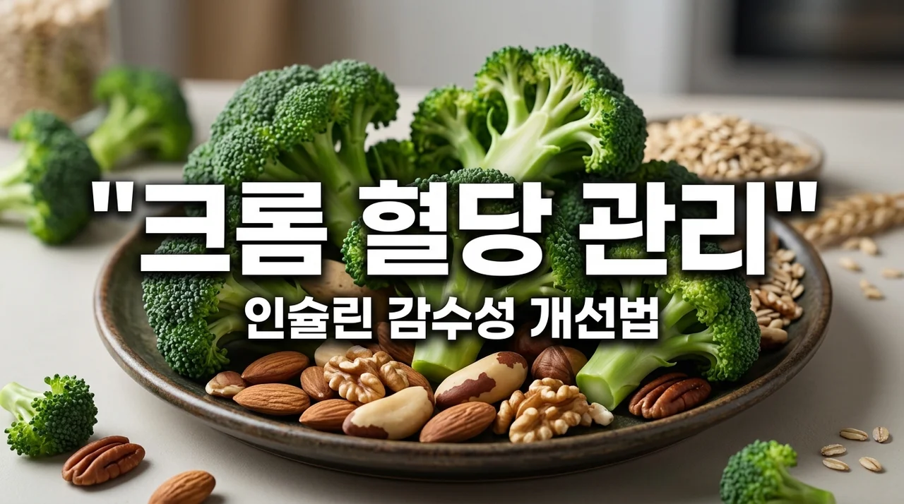 당뇨 환자 필수 '크롬', 인슐린 감수성 개선과 혈당 관리 비결