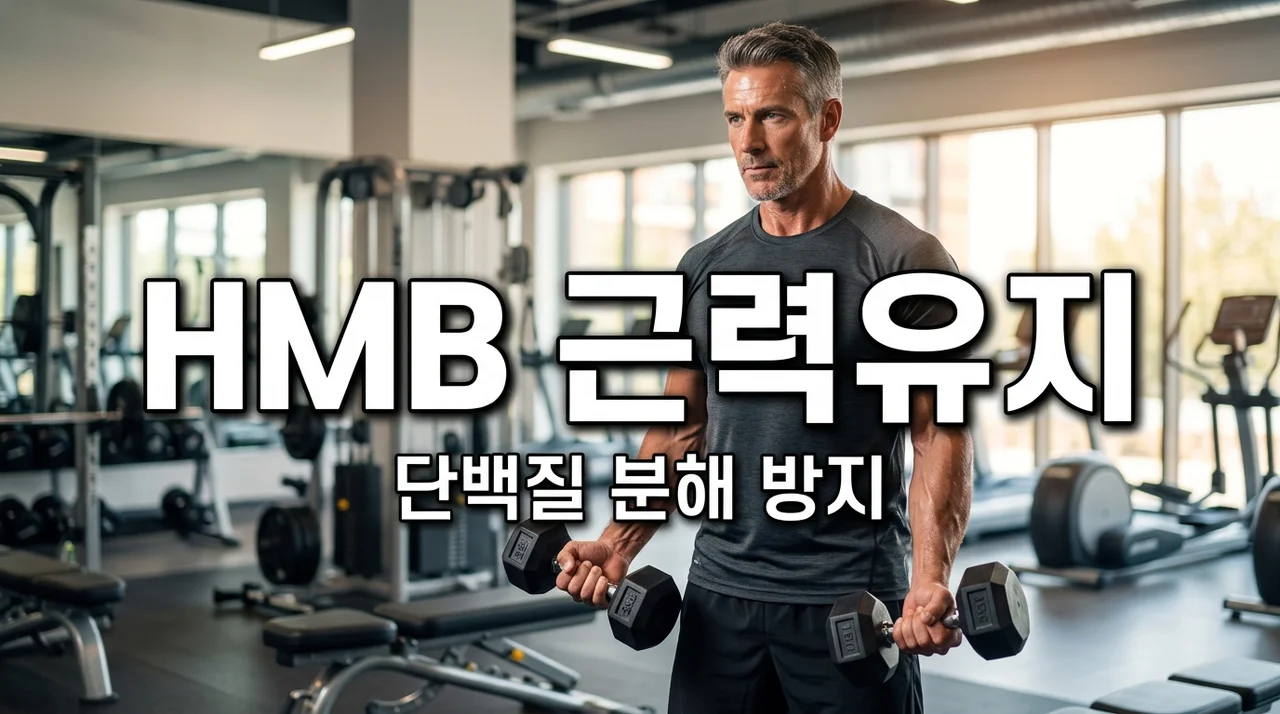 중년 남성 근력 유지 HMB, 단백질 분해 억제와 근육 생성의 비밀