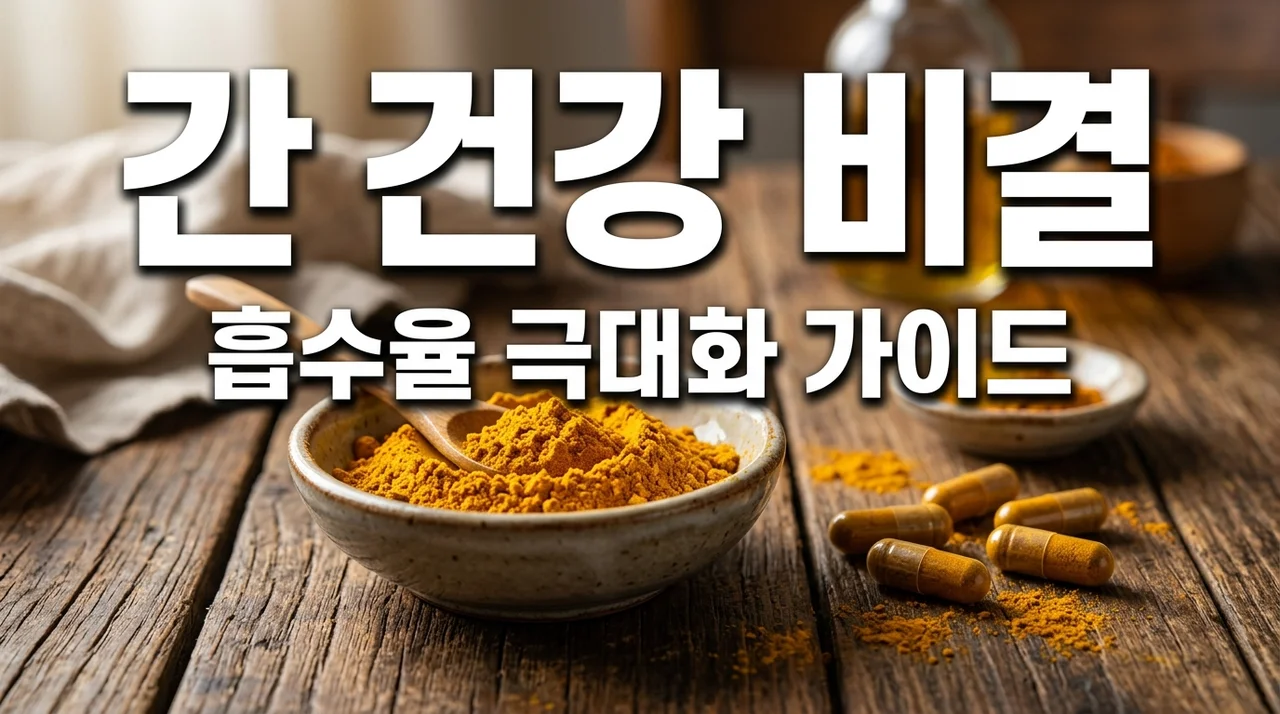 2026년형 커큐민 영양제, 간 건강과 항염 효과 극대화하는 법