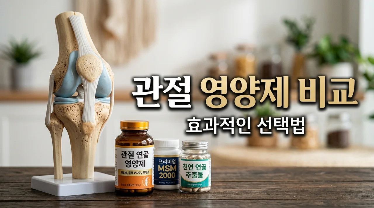 무릎 통증 완화 콘드로이친, 소 연골 vs 상어 연골 무엇이 다를까?