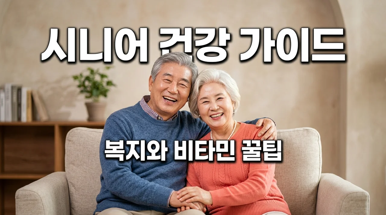 2026년 시니어 복지 혜택과 활력 더하는 맞춤형 비타민 가이드