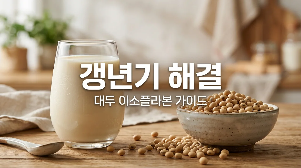 2026년 갱년기 극복 대두 이소플라본 안전한 복용 가이드