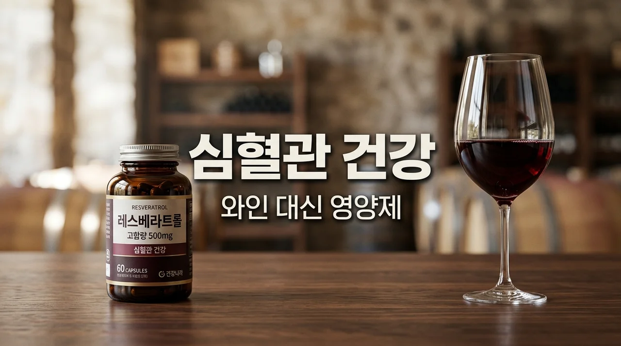 심혈관 질환 예방, 레스베라트롤 영양제 와인 대신 추천하는 이유