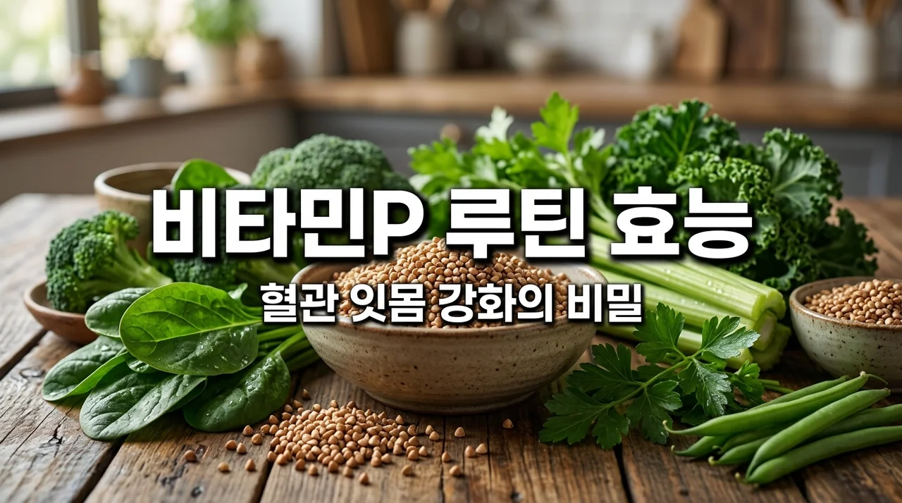 잇몸 질환 막아주는 비타민P(루틴) 혈관 벽 강화 효능과 섭취법