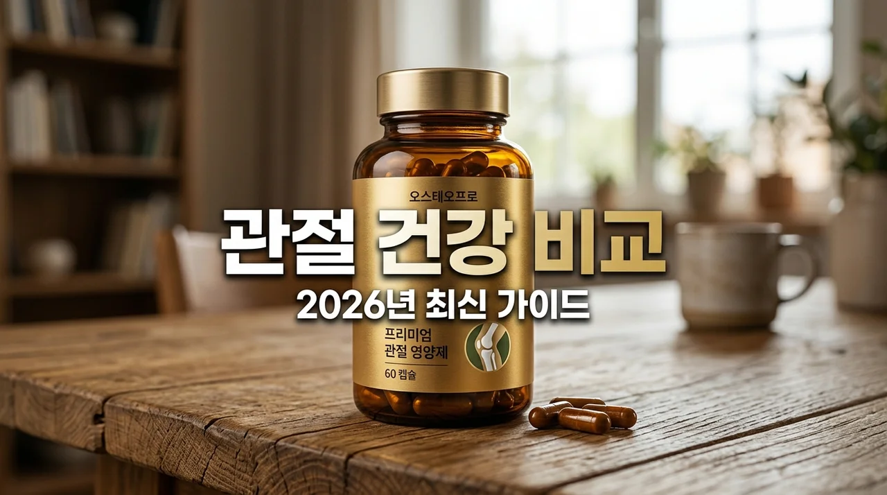 2026년 어르신들이 가장 많이 찾는 프리미엄 관절 영양제 비교 추천
