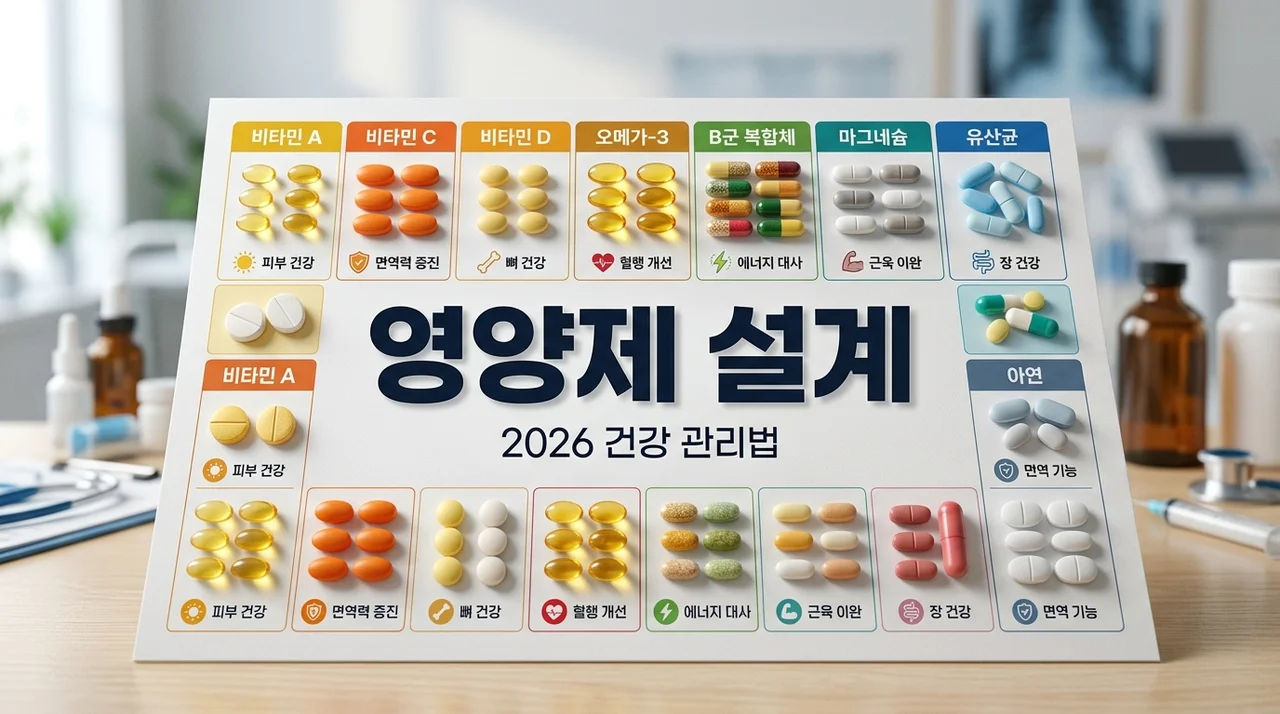 2026년 무병장수를 위한 종합 영양제 설계 포트폴리오 가이드