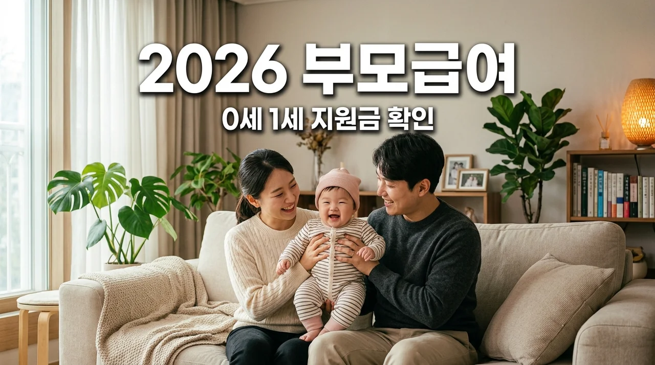 2026년 부모급여 인상안: 0세~1세 아동 월 최대 지원금 계산기