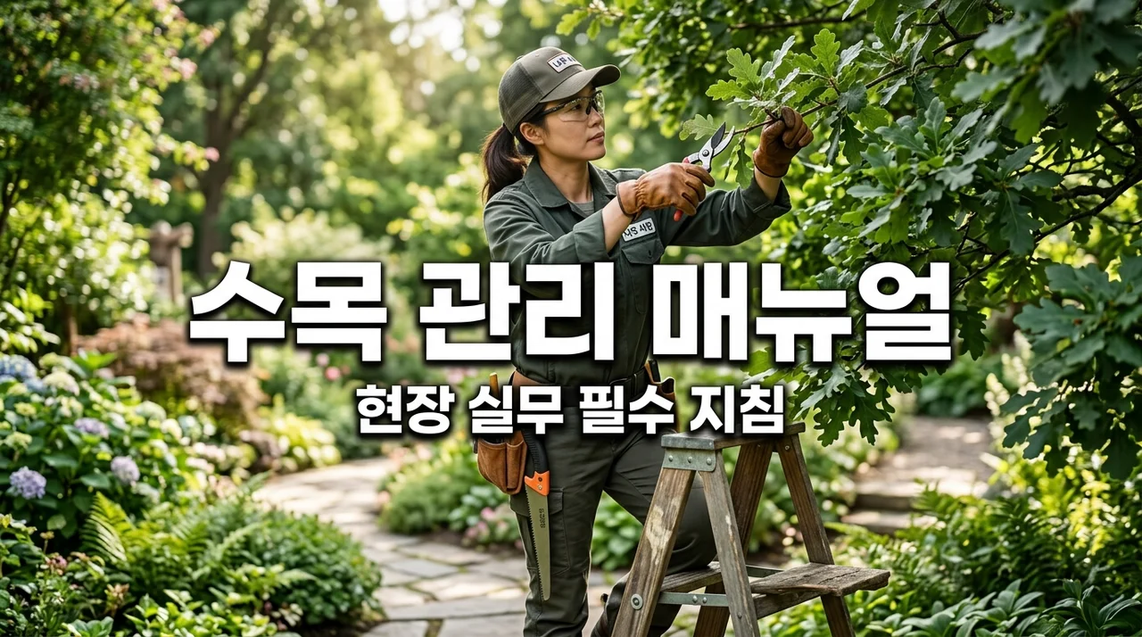 85. 조경 현장에서 가장 많이 사용하는 상시 고용 수목 관리 매뉴얼