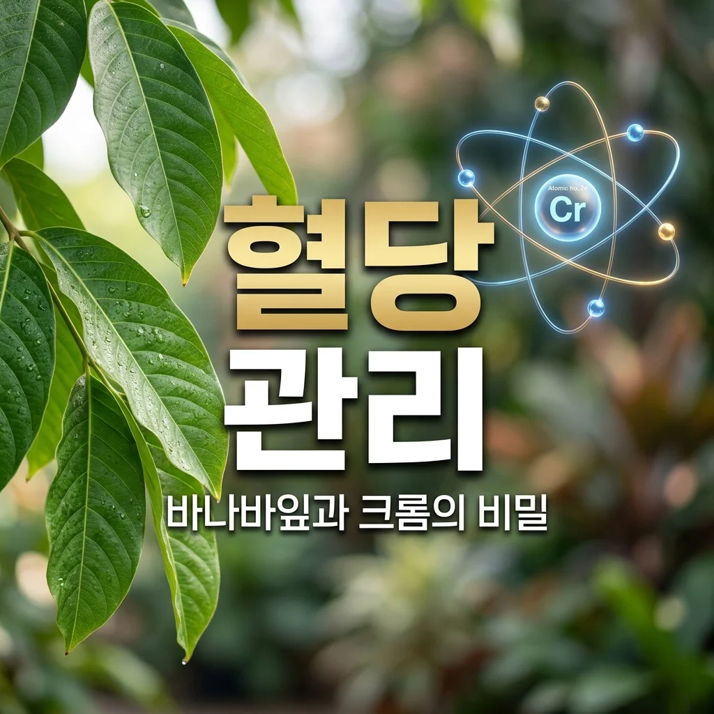 바나바잎 추출물과 크롬: 당뇨 환자를 위한 혈당 관리 핵심 가이드