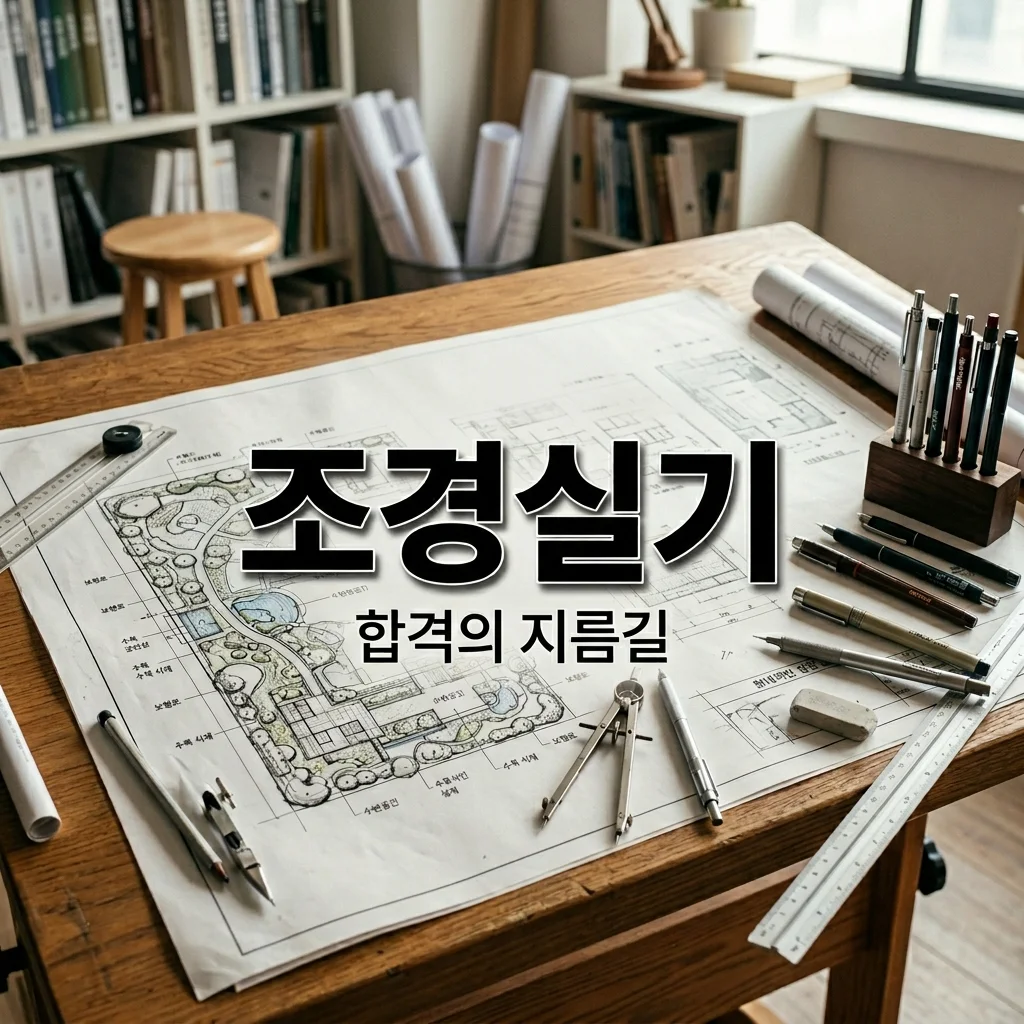 2026 조경기능사 실기 시험 도면 해독 및 제도 꿀팁 합격 전략