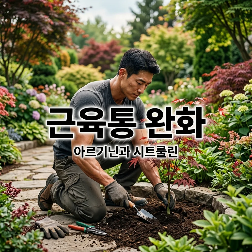 조경 현장 근육통 완화: 아르기닌과 시트룰린의 혈행 개선 효과