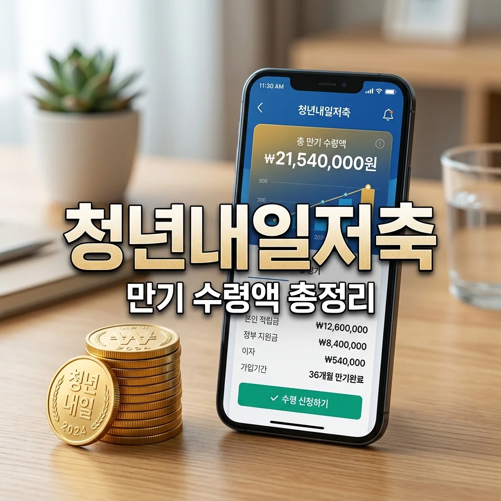 2026 청년내일저축계좌 3년 만기 수령액과 중도해지 방지법