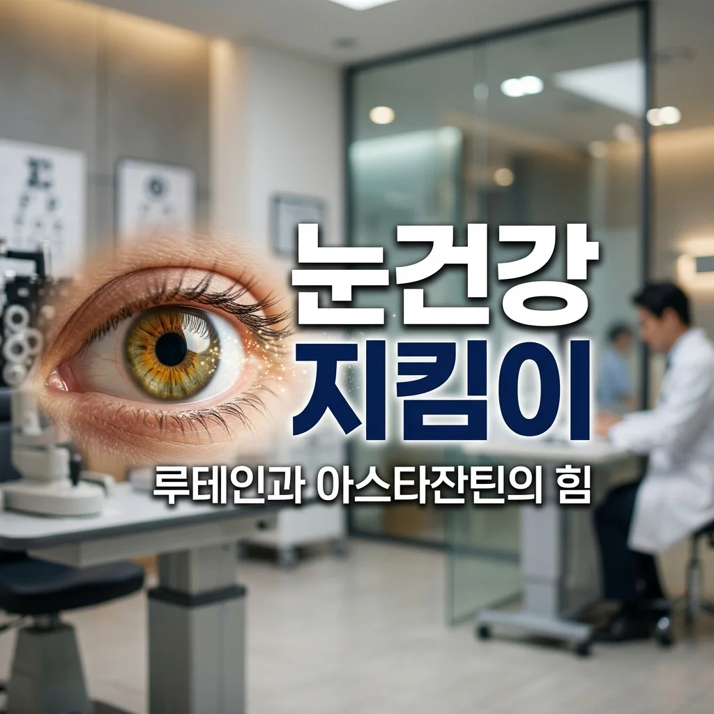 야외 작업자 필수 영양제: 루테인과 아스타잔틴의 눈 보호 기전
