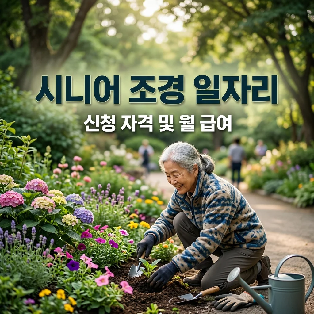 시니어 조경 관리사 일자리 신청 자격 및 월 급여 혜택 총정리