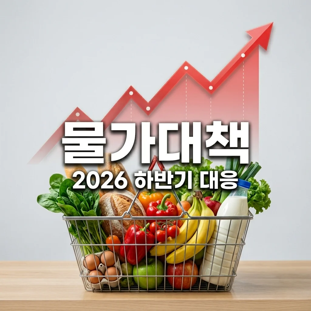 소비자물가 2.6% 상승! 2026 하반기 장바구니 물가 안정 정부 대책