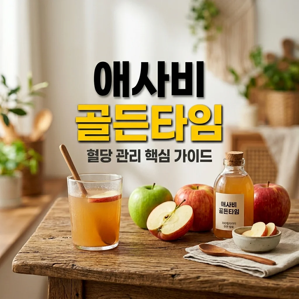 혈당 관리를 위한 애플사이다비니거(애사비) 섭취 골든타임