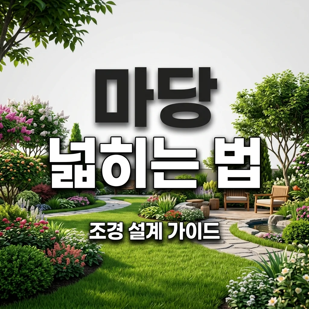 조경 팁: 좁은 마당을 2배 넓게 만드는 마법 같은 설계 비법