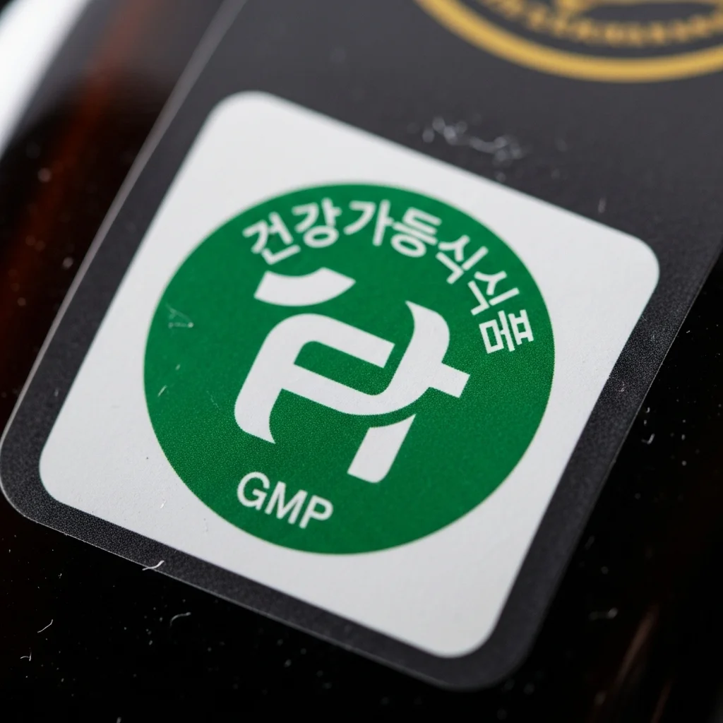 식약처 인증 마크가 중요한 결정적 이유