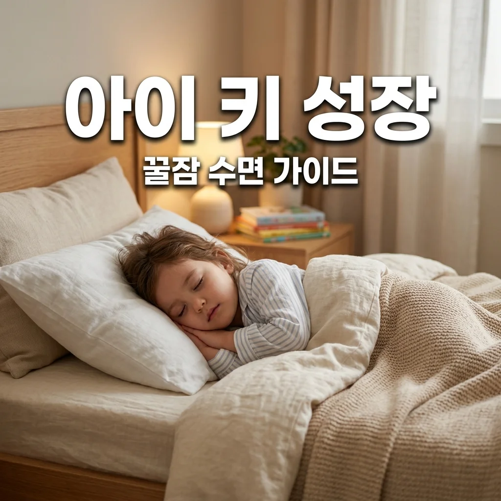 잠자는 동안 크는 아이들: 성장 호르몬 분비 극대화하는 수면 환경 조성법
