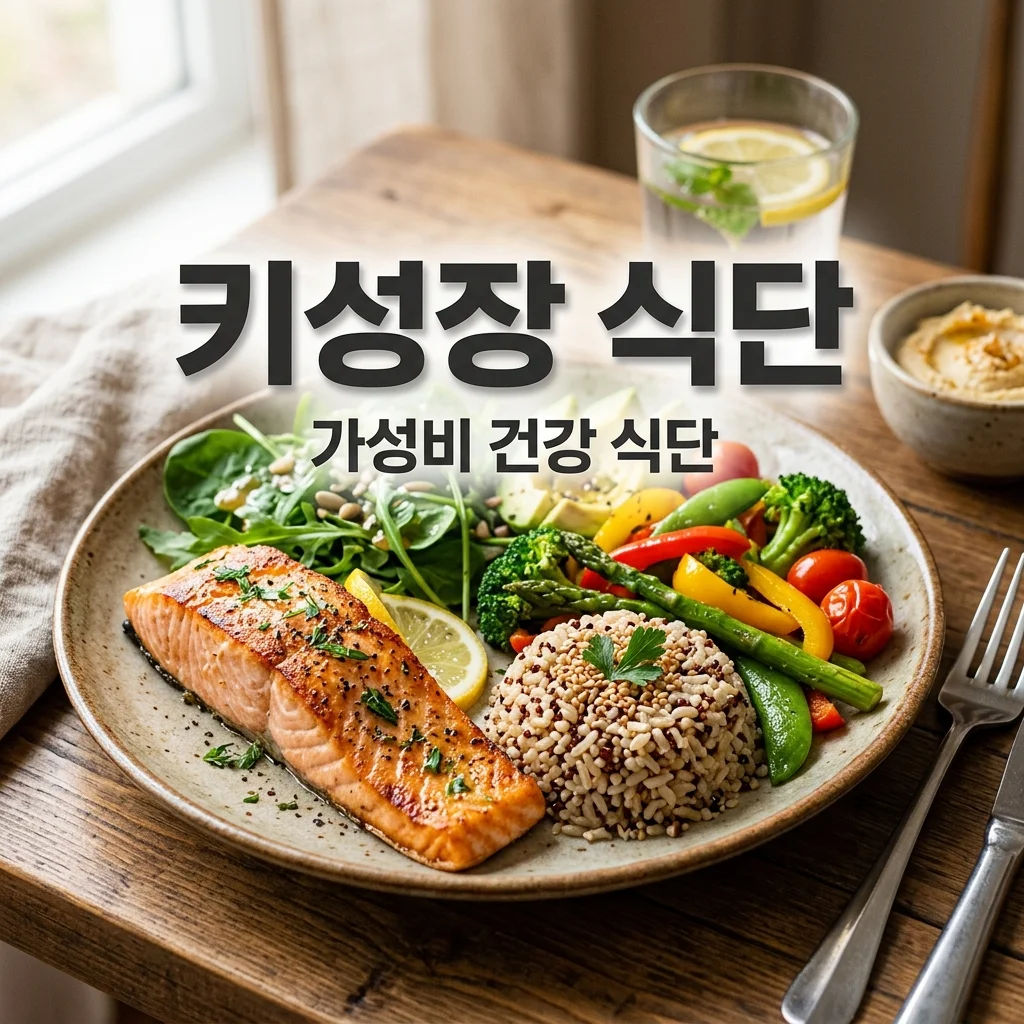비싼 키 성장 영양제 대신 선택하는 가성비 성장기 식단 구성