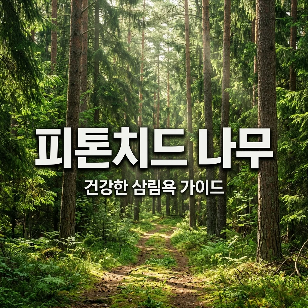 피톤치드 많은 나무 TOP 5, 삼림욕 효과와 나무 고르는 법