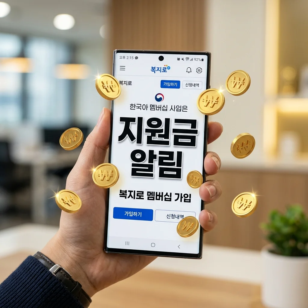 복지로 복지멤버십 가입하고 나만 몰랐던 정부 지원금 알림 받기