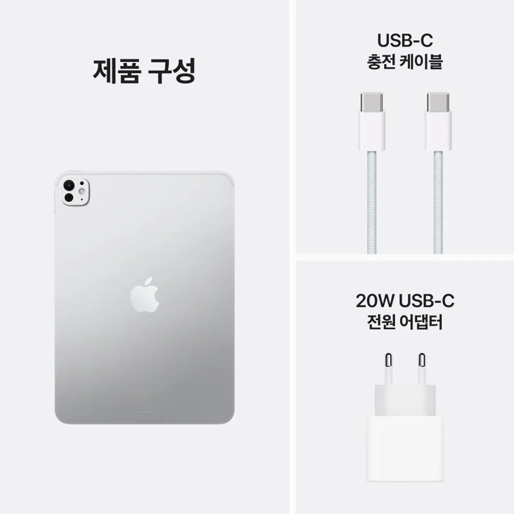 애플 아이패드 프로 11 M5 WiFi 실버, 256GB, WiFi전용 상세 이미지 1