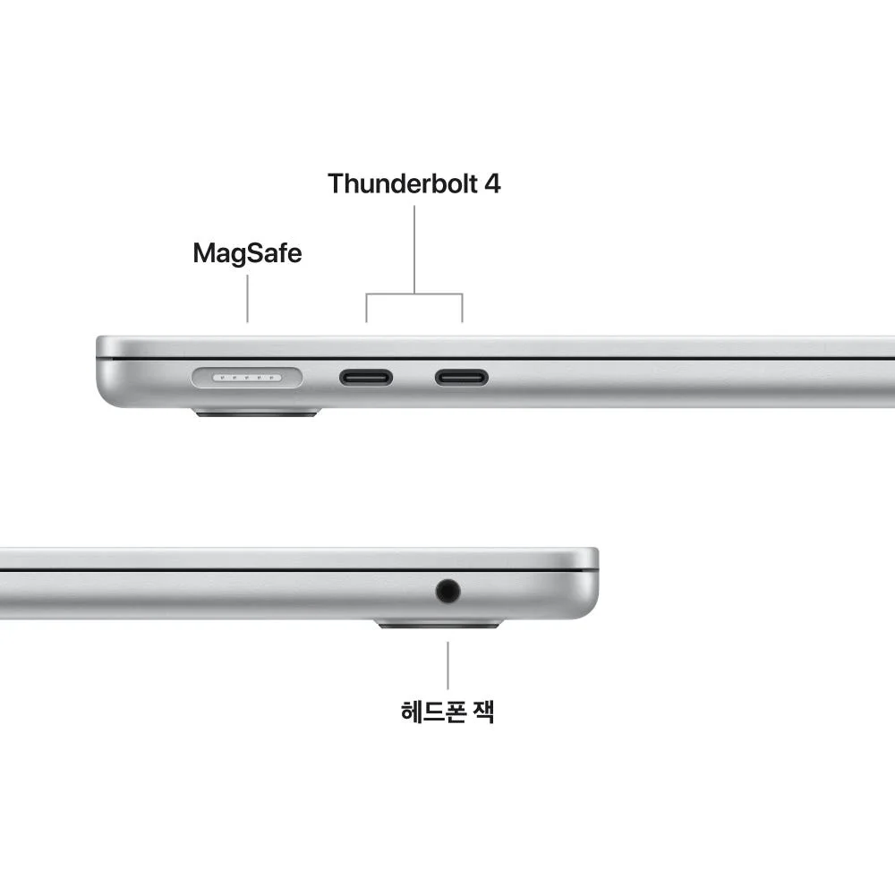 애플 맥북에어 13 M5 CPU 10코어 GPU 8코어 16GB, 512GB, 실버 상세 이미지 2