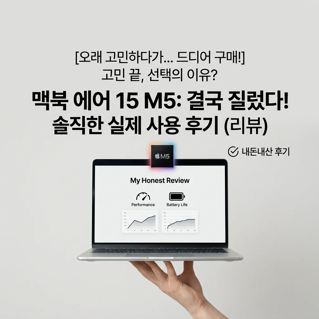 애플 맥북에어 15 M5 고민 끝에 지른 이유, 실사용 솔직 후기