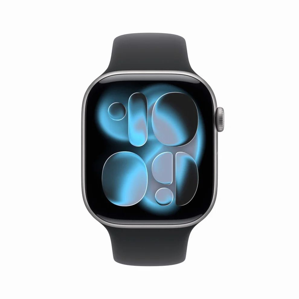 애플워치 11 GPS 스페이스 그레이 알루미늄, 46mm, 블랙 스포츠밴드 M/L 상세 이미지 4