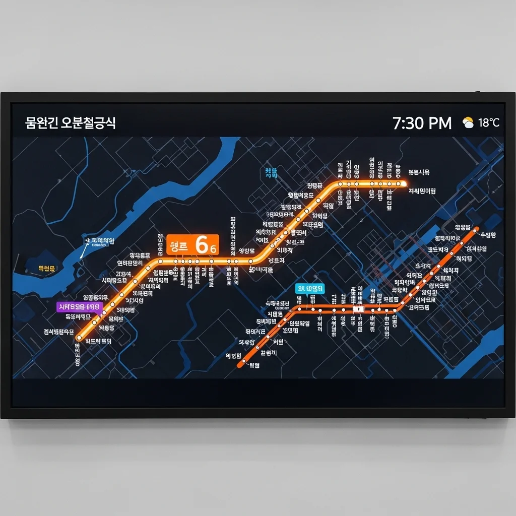 6호선 노선도, 한눈에 파악하는 방법