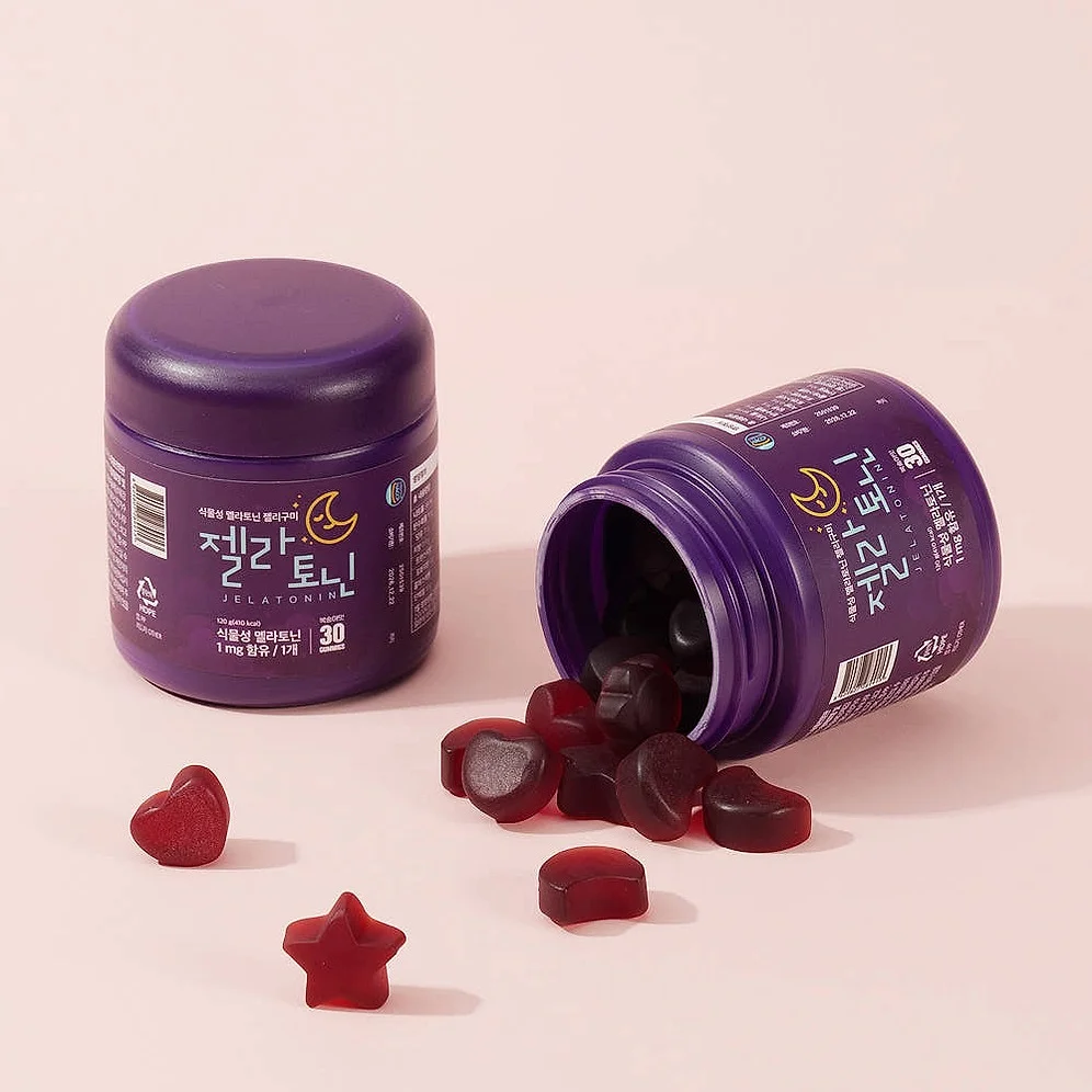 잠안올땐 [젤라토닌] 식물성 멜라토닌 젤리 1mg 30구미, 1개 [원산지:국산(경기도 이천시)] 상세 이미지 8