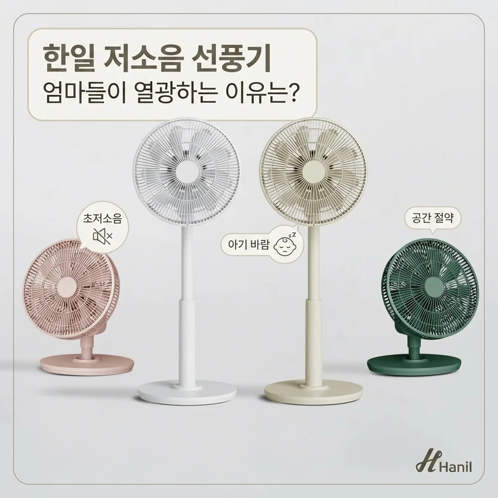 한일 무소음 선풍기, 왜 육아맘들이 열광할까요?