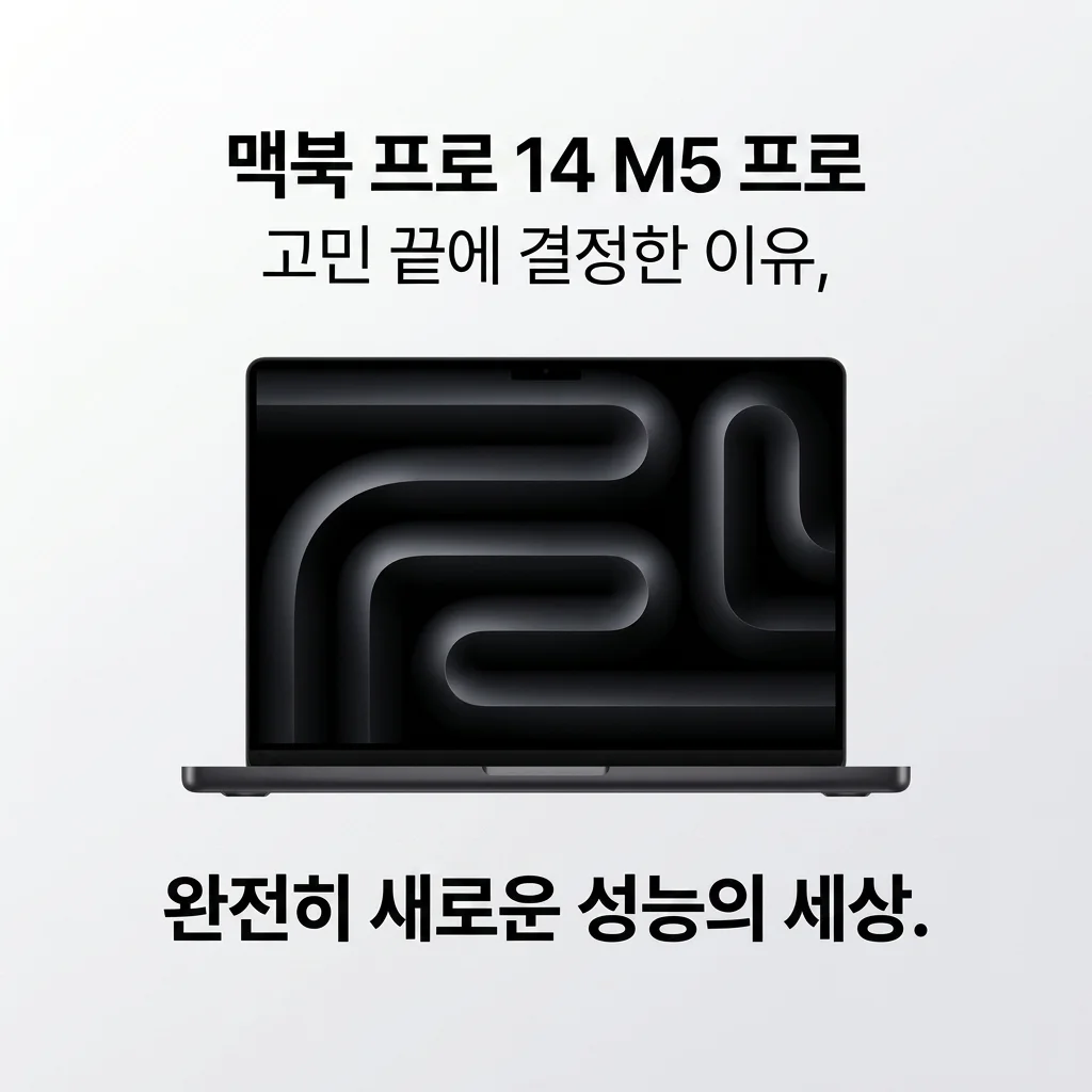 맥북프로 14 M5 Pro 고민 끝에 결정한 이유, 성능의 신세계