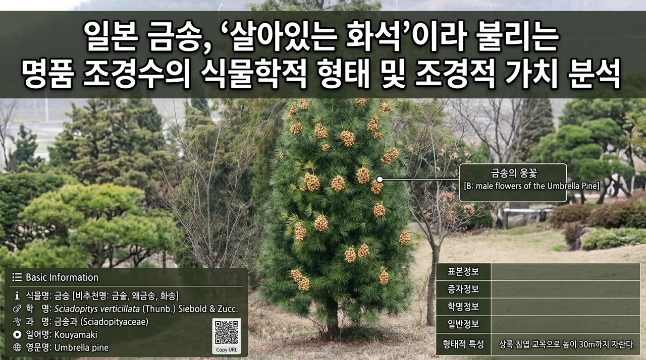 살아있는 화석이라 불리는 명품 조경수, 금송의 식물학적 형태와 조경 설계학적 가치 분석